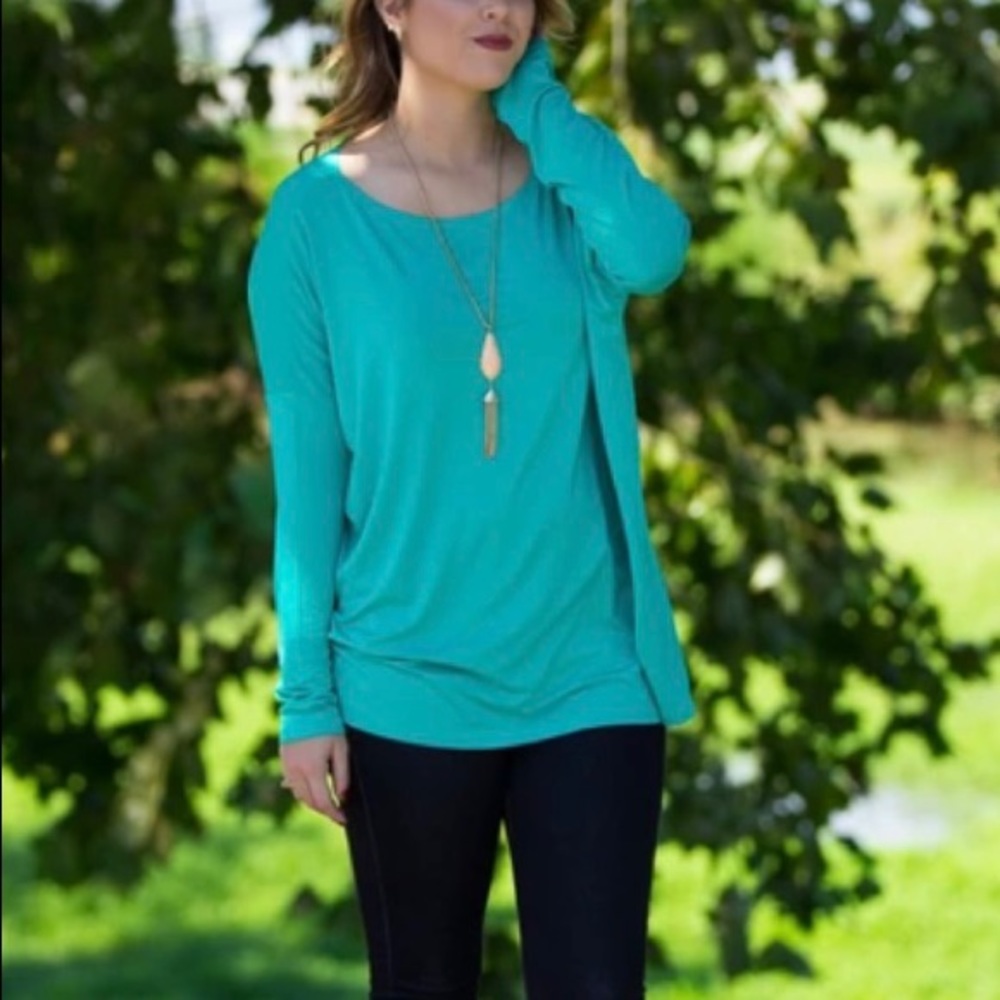 Piko Turquoise Long Sleeve